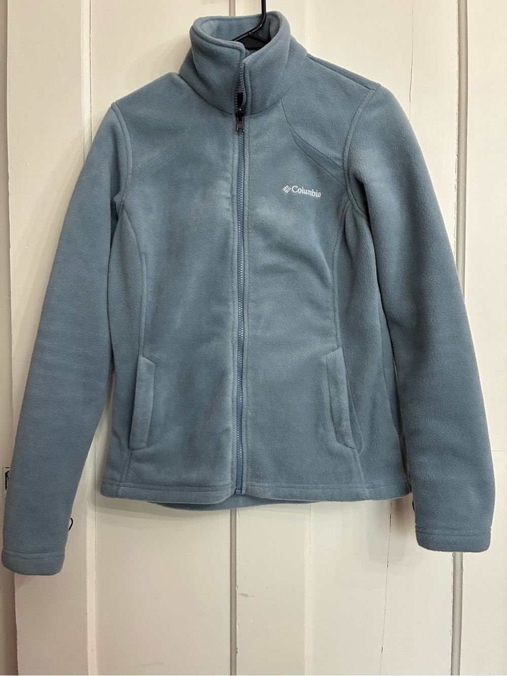 Columbia Light Blue Women's Full-Zip Fleece Jacket